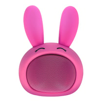 Enceinte Bluetooth 3W Autonomie 3h Design Lapin Lumineux Moxie Rose