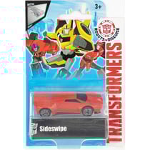Transformers : voiture sideswipe - vehicule miniature metal rouge - voiture - hasbro
