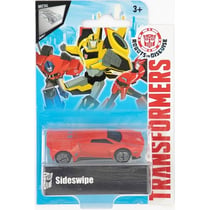 Transformers : voiture sideswipe - vehicule miniature metal rouge - voiture - hasbro