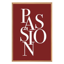 Tableau mural encadré passion 65x97 cm