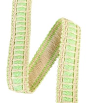 Bobine galon passe ruban 15m vert