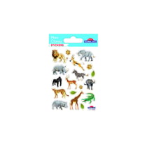 Autocollants -  Animaux de la Savane - 1,8 cm