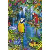 Puzzle perroquet : paradis tropical 500 pieces - collection animaux - educa - 15512