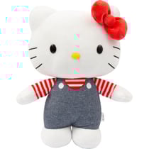 Peluche - HELLO KITTY - HKT133 - Modèle Bleu denim - 30 cm - Dès 3 ans