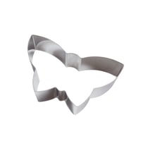 Nonnette Papillon - inox - 120 x 150 x 30 mm