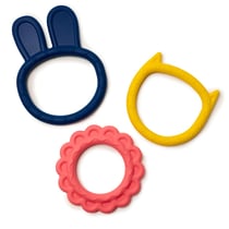 Lot de 3 anneaux de dentition souples Oxybul