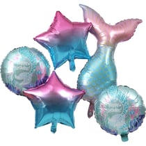 Set de 5 Ballons Aluminium Sirène