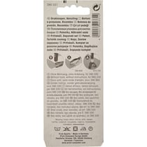 Lot de 10 boutons pression sans couture argenté Prym 12mm