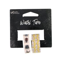MégaCréa DIY - Washi tape Poetic botanic 1,5 cm 2 rouleaux