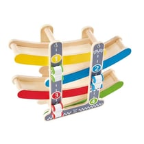 Piste de course éclair en bois - Hape - Pour enfant - Multicolore - Mixte - A partir de 18 mois