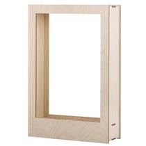 Kit en bois Cadre à motifs 3D, FSC 100%, nature, 20x30x6,6cm, 8 pces, boîte 1kit