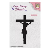 Tampon transparent scrapbooking Nellie's choice CROIX 058
