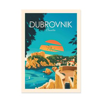 Affiche 50x70 cm - Dubrovnik - Studio Inception