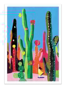 Affiche - Cactus - Shihotana