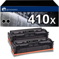 410X - Pack 2 toners HP 410X compatibles Color LaserJet Pro M477fdw M452dw - 123CONSOMMABLES