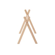 Arche de Jeux Vernis Naturel - Meuble en Bois Massif pour Enfants