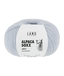 Pelote de laine Alpaca Soxx 6-PLY - 150GR - Lang Yarns 0020 Bleu Clair