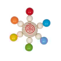 Hochet toupie de perles - Goki