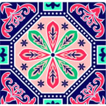 Artemio - Sticker mosaique autocollant 12,5cm carreaux ciment 5
