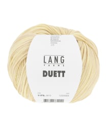 Fil à crocheter 100% Coton DUETT - Lang Yarns 13 Jaune