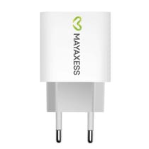 Mayaxess Chargeur Rapide pour iPhone 17 USB-C 20W Blanc