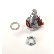 1 Mini Potentiomètres Alpha 250 Ko Audio axe fendu 6/8 mm, Filetage métrique