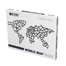 Puzzle déco minimaliste Map Monde