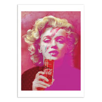 Affiche 30x40 cm - Marylin Version 3 - Mr Pablo Costa