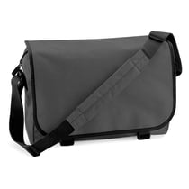 Sac messager rétro gris 18 L