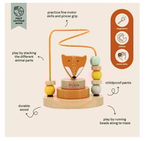 Labyrinthe a perles en bois - Mr Fox - trixie