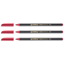 Lot de 3 feutres de coloriage pointe ronde 1-3 mm - EDDING - Rouge Métallisé