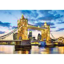 Puzzle tower bridge au crepuscule 2000 pieces - collection paysage angleterre - clementoni - 32563