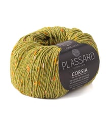 Pelote de coton à tricoter CORSIA - Plassard 72 Vert