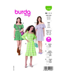 Patron Burda 5728 - Robe taille n°FR 34-44