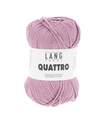 Fil à tricoter 100% coton QUATTRO - Lang Yarns 45 Violet