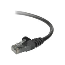 Câble Ethernet patch CAT6 UTP Belkin 1 m noir RJ45 M/M haute performance