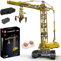 Grue à tour sur chenilles télécommandée