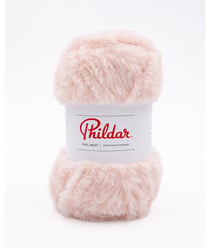Pelote de fourrure à tricoter PHIL INUIT - 100GR - Phildar Poudre Rose