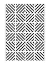 Die classeur d'embossage motifs blocs diagonales