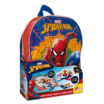 Spider-Man – Sac à Dos Jeux de Voyage avec Jeux de Plateau et Cartes – Lisciani