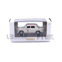 Voiture Miniature de Collection - NOREV 1/64 - RENAULT 8 Gordini Historic Racing - Cream - 310947