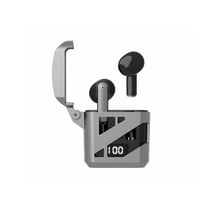 Avizar Écouteurs Sans Fil Bluetooth 5.3 TWS ENC Modèle Optimus avec Affichage LED Noir