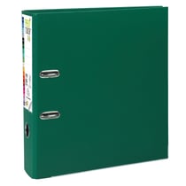 Classeur à levier Prem'Touch intérieur et extérieur en polypropylène - Dos 80mm - A4 maxi - Vert foncé - x 10 - Exacompta