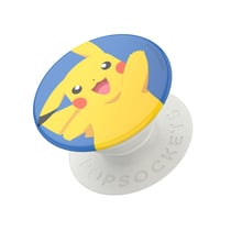 PopSockets Pop Grip pour Smartphones Standard Pikachu Knocked Pokémon Blanc / Bleu