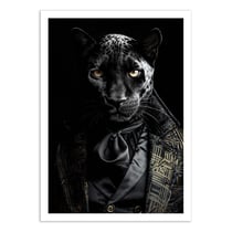 Affiche 50x70 cm - Black Panther Wild Suits - Philippe Hugonnard