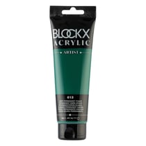 Peinture acrylique - Vert permanent foncé - 613 - BLOCKX Artist - Qualité beaux-arts - Tube 120ml