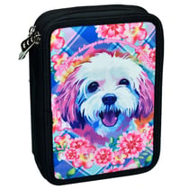 Trousse garnie Chien Love 20 CM - 2 compartiments