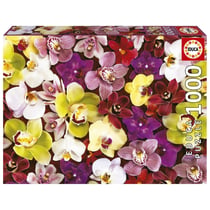 Puzzle 1000 pcs – Collage Orchidees - Educa Borras - Rouge