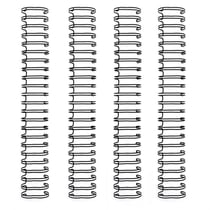 4 spirales de reliure noir 1,58 cm - We R