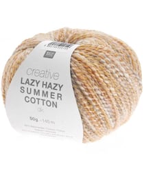 Pelote de coton à tricoter Creative LAZY HAZY SUMMER COTTON - Rico Design 19 Camel marron